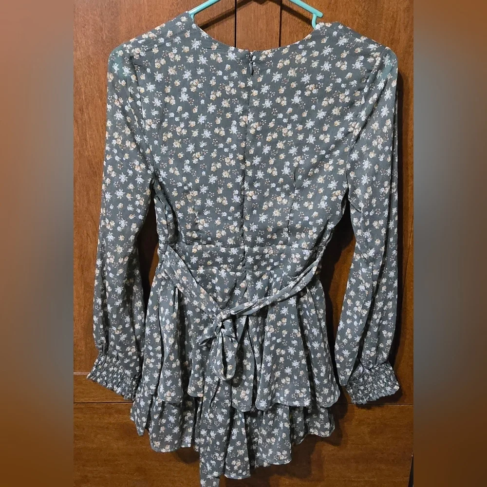 Altar'd State Women's Floral Romper - Picture 2 of 7